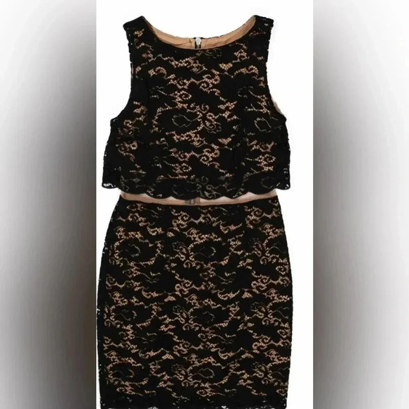 NWT Bailey 44 Women's Desert Moon Lace Zip Back Dress sz 8 - Picture 2 of 6
